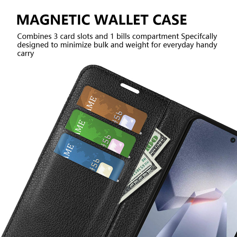 OnePlus 13R 5G PU Wallet Case [Red]