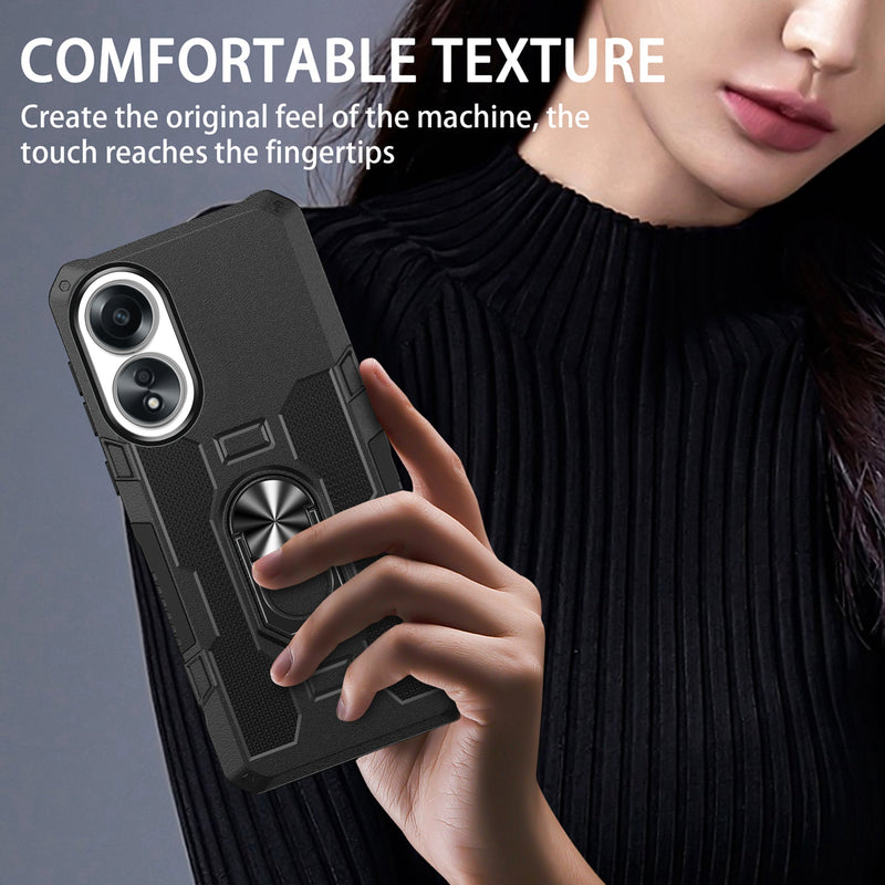 OPPO A58 4G Shockproof Rugged Case Black
