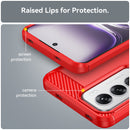 OPPO Reno 12 Carbon Fibre Brushed Case (Red)