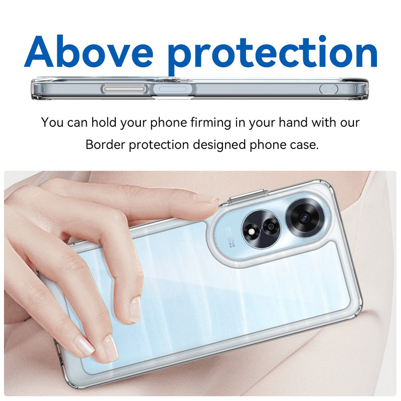 OPPO A60 4G Soft TPU Bumper Case (Clear)