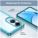 OPPO A60 4G Soft TPU Bumper Case (Clear Blue)