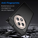 OPPO Reno 12F Carbon Fibre TPU Case Slim Shockproof Cover Black