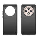 OPPO Reno 12F Carbon Fibre TPU Case Slim Shockproof Cover Black