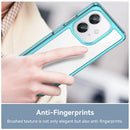 OPPO A40 4G Soft TPU Bumper Case [Clear Blue]