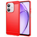 OPPO A40 4G Carbon Fibre Brushed Case [Red]