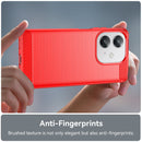 OPPO A40 4G Carbon Fibre Brushed Case [Red]