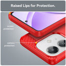 OPPO A40 4G Carbon Fibre Brushed Case [Red]