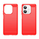 OPPO A40 4G Carbon Fibre Brushed Case [Red]