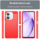 OPPO A40 4G Carbon Fibre Brushed Case [Red]