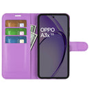 OPPO A40 4G PU Leather Wallet Case [Purple]