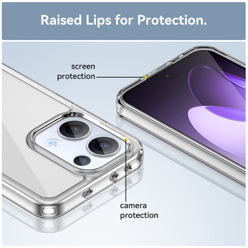 OPPO Reno 13 5G Soft TPU Bumper Case [Clear]