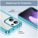 OPPO Reno 13 5G Soft TPU Bumper Case [Clear Blue]