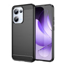OPPO Reno 13 5G Carbon Fibre TPU Case Slim Shockproof Cover Black