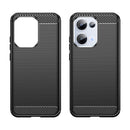 OPPO Reno 13 5G Carbon Fibre TPU Case Slim Shockproof Cover Black