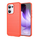 OPPO Reno 13 5G Carbon Fibre TPU Case Slim Shockproof Cover Red