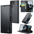 OPPO Reno 13 5G CaseMe Retro Wallet Case [Black]