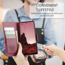OPPO Reno 13 5G CaseMe Retro Wallet Case [Maroon]