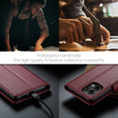 OPPO Reno 13 5G CaseMe Retro Wallet Case [Maroon]