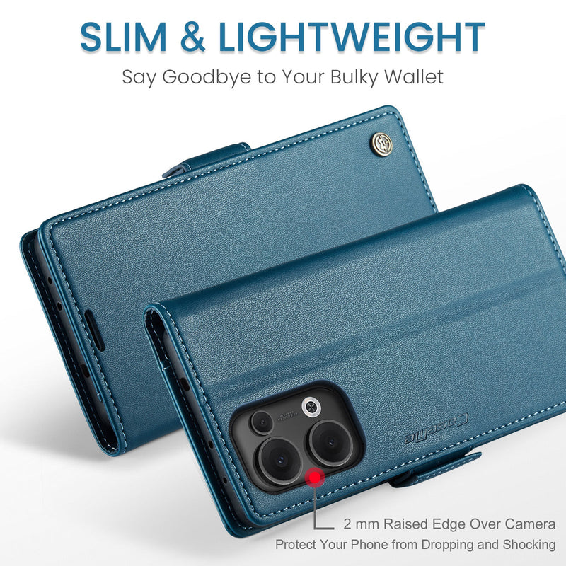 OPPO Reno 13 5G CaseMe Retro Wallet Case [Navy]