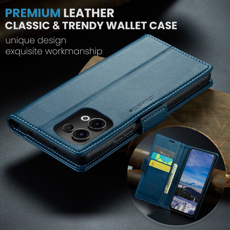 OPPO Reno 13 5G CaseMe Retro Wallet Case [Navy]