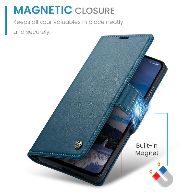 OPPO Reno 13 5G CaseMe Retro Wallet Case [Navy]