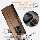 OPPO Reno 13 5G CaseMe Retro Wallet Case [Brown]