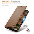OPPO Reno 13 5G CaseMe Retro Wallet Case [Brown]