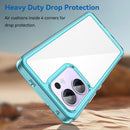 OPPO Reno 13 F 5G Soft TPU Bumper Case [Clear Blue]