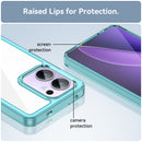 OPPO Reno 13 F 5G Soft TPU Bumper Case [Clear Blue]