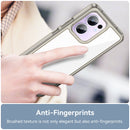 OPPO Reno 13 F 5G Soft TPU Bumper Case [Clear Grey]