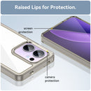 OPPO Reno 13 F 5G Soft TPU Bumper Case [Clear Grey]