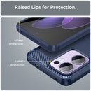 OPPO Reno 13F 5G Carbon Fibre TPU Case Slim Shockproof Cover Navy
