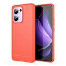 OPPO Reno 13 F 5G Carbon Fibre Brushed Case [Red]