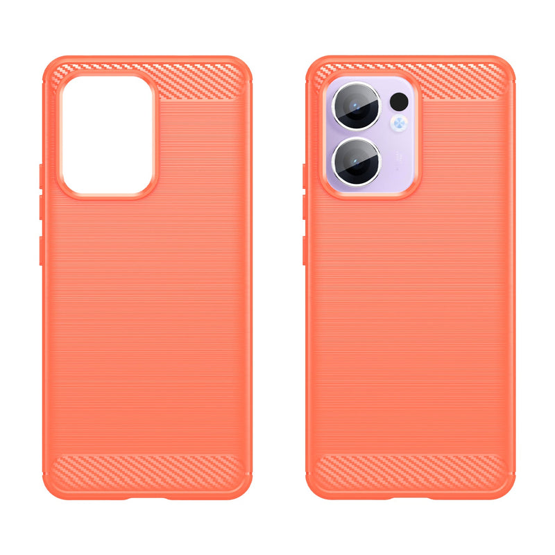 OPPO Reno 13 F 5G Carbon Fibre Brushed Case [Red]