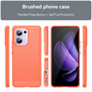 OPPO Reno 13 F 5G Carbon Fibre Brushed Case [Red]