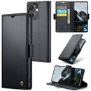 OPPO Reno 13 F 5G CaseMe Retro Wallet Case [Black]