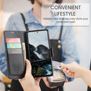 OPPO Reno 13 F 5G CaseMe Retro Wallet Case [Black]