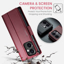 OPPO Reno 13 F 5G CaseMe Retro Wallet Case [Maroon]