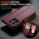 OPPO Reno 13 F 5G CaseMe Retro Wallet Case [Maroon]