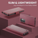 OPPO Reno 13 F 5G CaseMe Retro Wallet Case [Maroon]