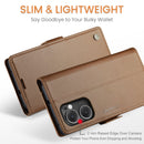 OPPO Reno 13 F 5G CaseMe Retro Wallet Case [Brown]