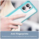 OPPO Reno 13 Pro 5G Soft TPU Bumper Case [Clear Blue]
