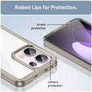 OPPO Reno 13 Pro 5G Soft TPU Bumper Case [Clear Grey]