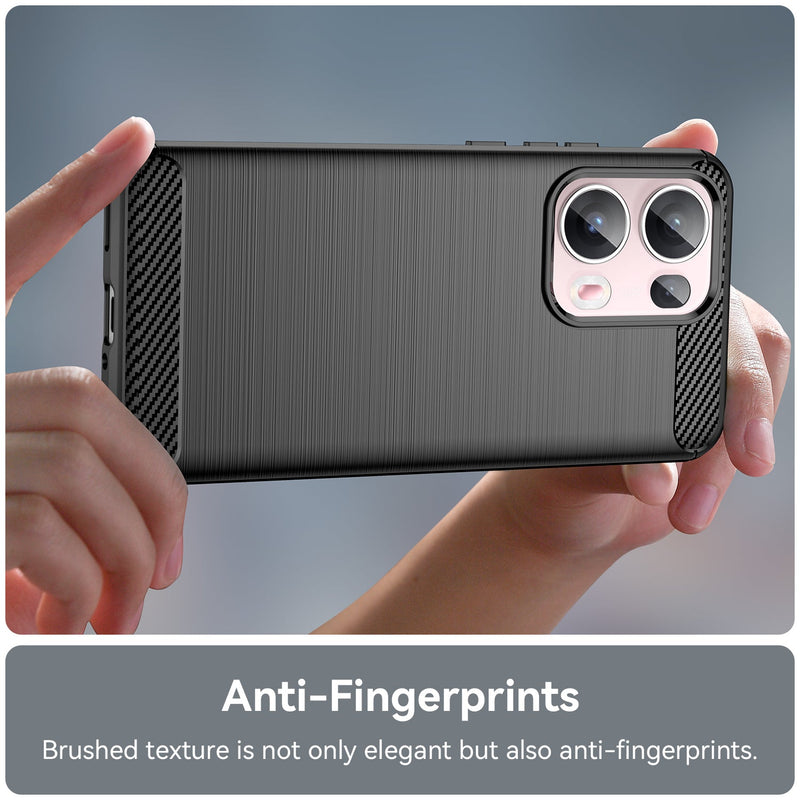 OPPO Reno 13 Pro 5G Carbon Fibre Brushed Case [Black]