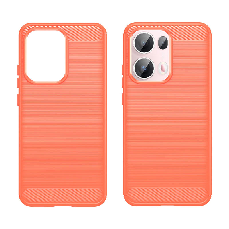 OPPO Reno 13 Pro 5G Carbon Fibre Brushed Case [Red]