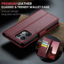 OPPO Reno 13 Pro 5G CaseMe Retro Wallet Case [Maroon]