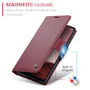 OPPO Reno 13 Pro 5G CaseMe Retro Wallet Case [Maroon]