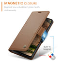 OPPO Reno 13 Pro 5G CaseMe Retro Wallet Case [Brown]