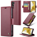 Samsung Galaxy S22 CaseMe 023 Wallet Flip Cover, RFID Protection, Card Holder