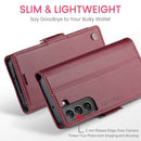 Samsung Galaxy S22 CaseMe 023 Wallet Flip Cover, RFID Protection, Card Holder